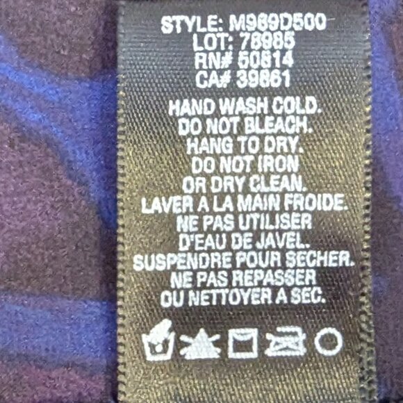 NWT Tahari | 100% Silk Halter Blouse Top Black w/ Abstract Print | Size Small - Picture 11 of 13